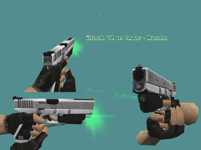 Модель Glock - Reskin с лазером