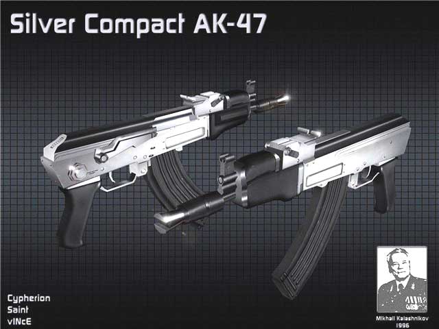 Модель AK-47 - Спецназ Silver